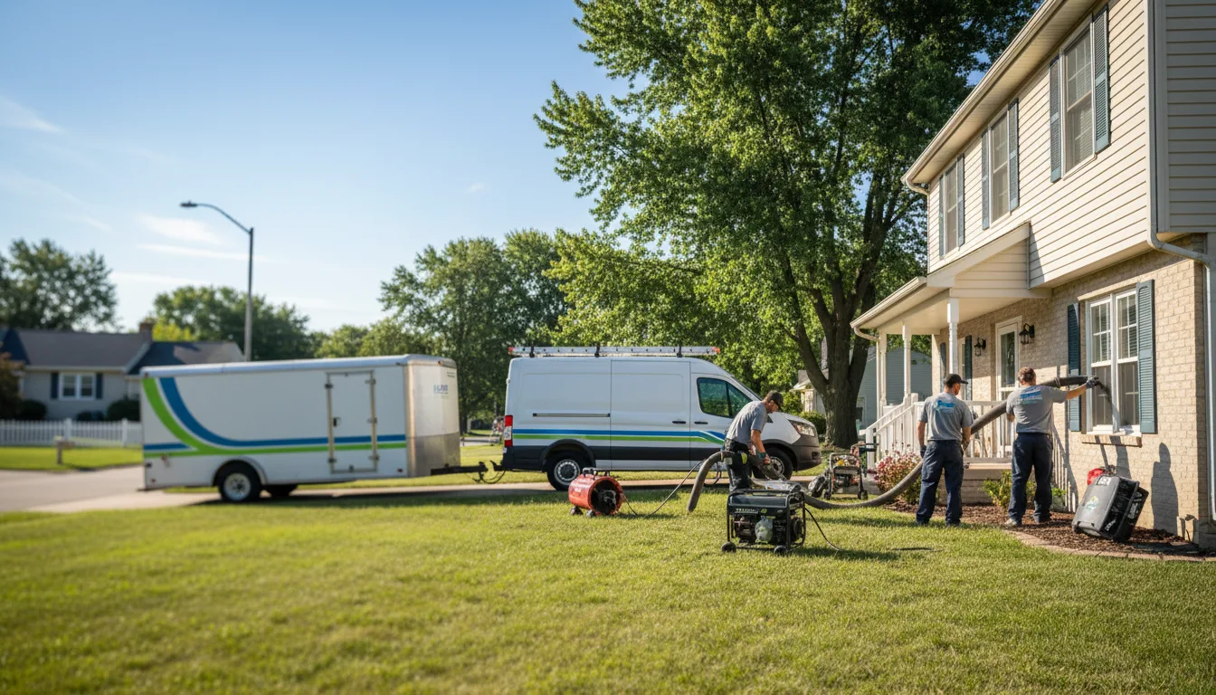 Flooded Basement Restoration And Cleanup With Repair in Alma Center, WI near me